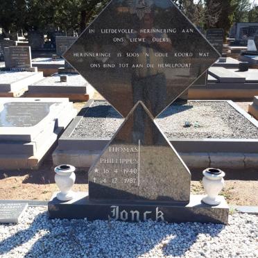 JONCK Thomas Phillippus 1940-1987