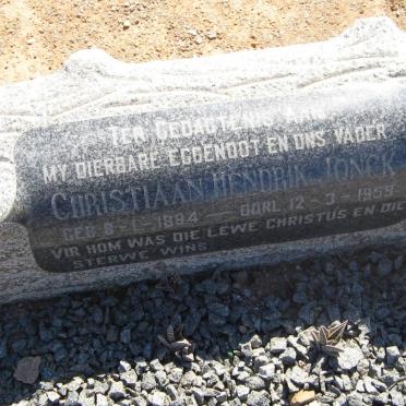JONCK Christiaan Hendrik 1894-1959