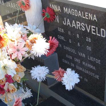 JAARSVELD Johannes Bekker, van 1921-1980 &amp; Anna Magdalena 1928-2006