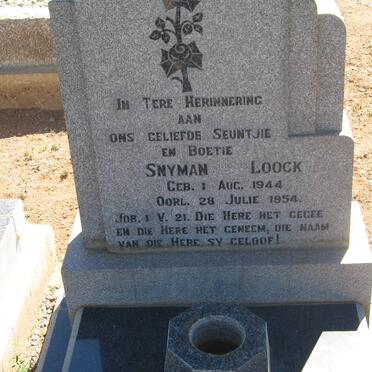LOOCK Snyman 1944-1954