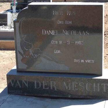 MESCHT Daniel Nicolaas, van der 1903-