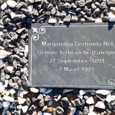 NEL Margaretha Gertruida nee TERBLANCHE 1891-1971