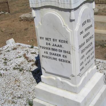 OOSTHUISEN Ockert Almero 1859-1943 &amp; Sarah Beatrice ASHMEAD 1870-1955