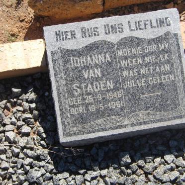 STADEN Johanna, van 1946-1961