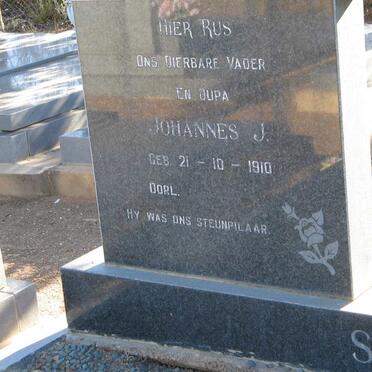 SWARTZ Johannes J. 1910- &amp; Charlotte M.P. v.d. MESCHT 1915-1977