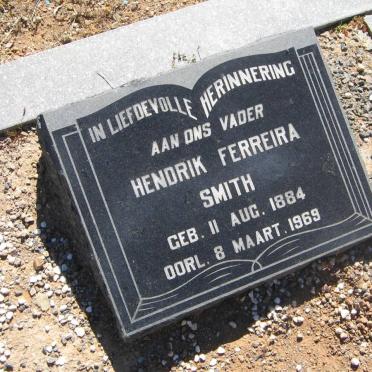 SMITH Hendrik Ferreira 1884-1969