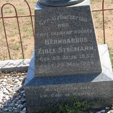 STEGMANN Bernhardus Zibee 1832-1920
