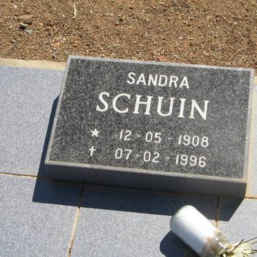 SCHUIN Sandra 1908-1996