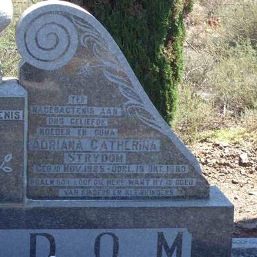 STRYDOM Adriana Catherina 1895-1980