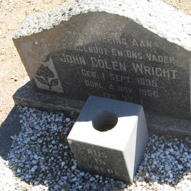WRIGHT John Colen 1895-1956