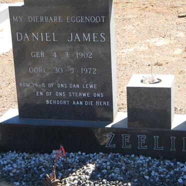 ZEELIE Daniel James 1902-1972 &amp; Anna A. VENTER 1900-1976