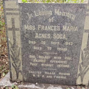 SOGA Frances Maria Agnes -1942