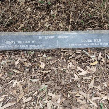 WILD Henry William 1855-1929 &amp; Louisa 1861-1921