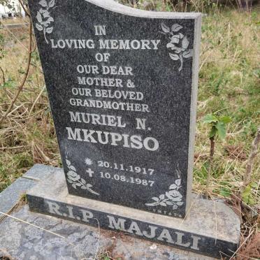 MKUPISO Muriel N. 1917-1987