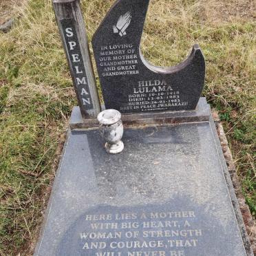 SPELMAN Hilda Lulama 1918-1983