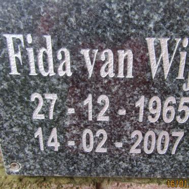 WIJK Fida, van 1965-2007