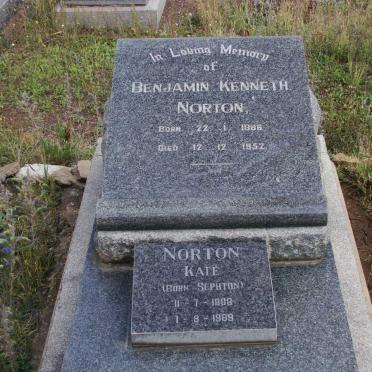 NORTON Benjamin Kenneth 1885-1952 &amp; Kate SEPHTON 1888-1989