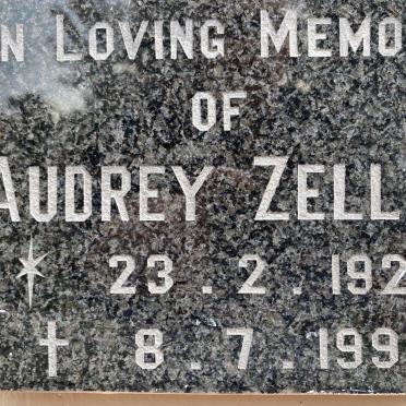 ZELLER Audrey 1923-1991