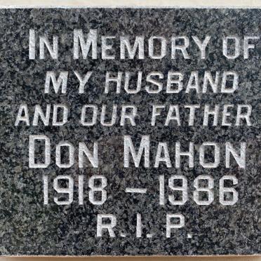 MAHON Don 1918-1986