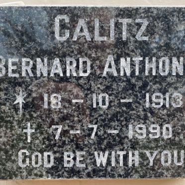 CALITZ Bernard Anthony 1913-1990