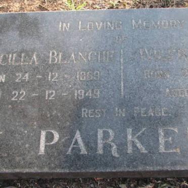 PARKER Priscilla Blanche 1869-1949 :: PARKER Wilfred Alwyn 1899-