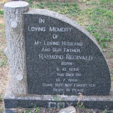 COX Raymond Reginald 1939-1966