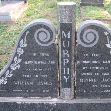 MURPHY William James 1907-1970 &amp; Minnie Jacoba ENSLIN 1920-1981