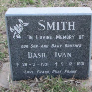 SMITH Basil Ivan 1931-1931