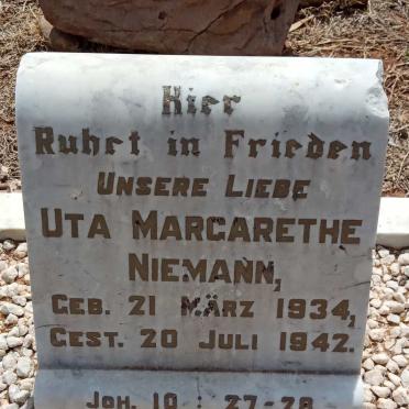 NIEMANN Uta Margarethe 1934-1942