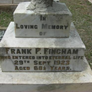FINCHAM Frank -1923