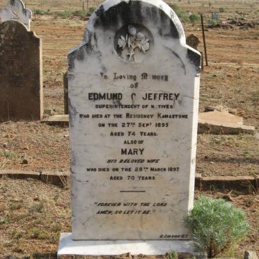 JEFFREY Edmund C. -1895 &amp; Mary -1897