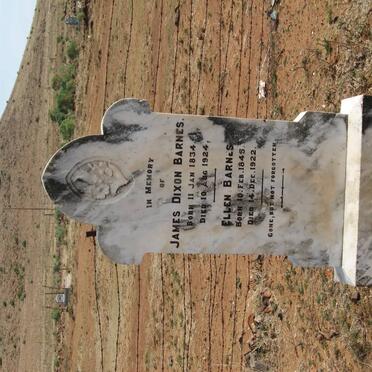 BARNES James Dixon 1834-1924 &amp; Ellen 1845-1922