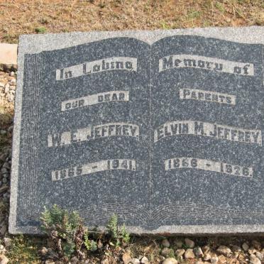 JEFFREY W.E. 1865-1941 &amp; Elvin M. 1866-1926