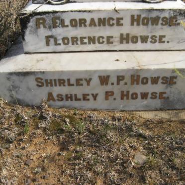 HOWSE R. Florance :: HOWSE Florence :: HOWSE Shirley W.P. :: HOWSE Ashley P