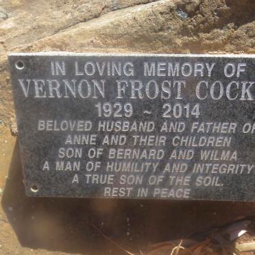 COCKIN Vernon Frost 1929-2014