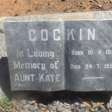 COCKIN Kate 1881-1955