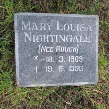 NIGHTINGALE Mary Louisa ROUGH 1909-1996
