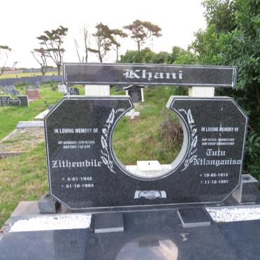 KHANI Zithembile 1942-1994 &amp; Tutu Ntlanganiso 1918-1997