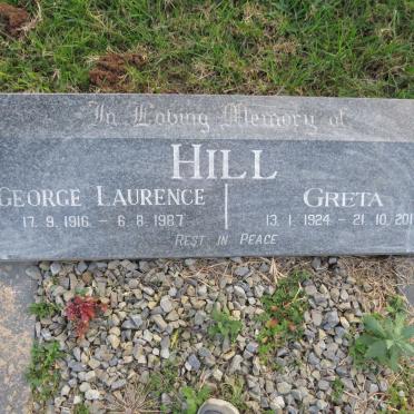 HILL George Laurence 1916-1987 &amp; Greta 1924-2011