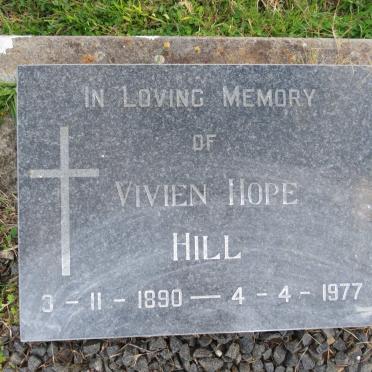 HILL Vivien Hope 1890-1977