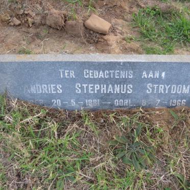 STRYDOM Andries Stephanus 1881-1966