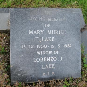 LAKE Mary Muriel 1900-1982