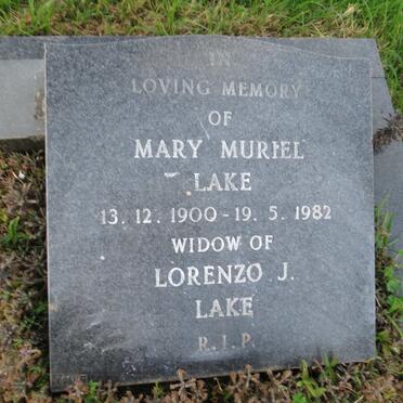 LAKE Mary Muriel 1900-1982