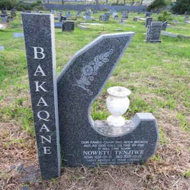 BAKAQANE Nowetu Tenjiwe 1938-2007