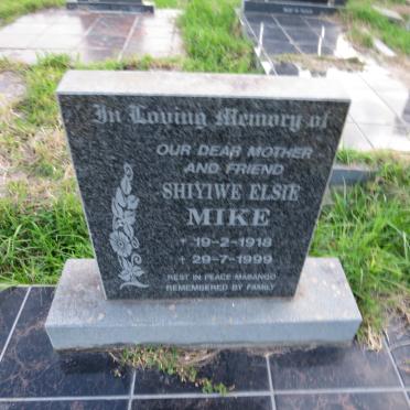 MIKE Shiyiwe Elsie 1918-1999