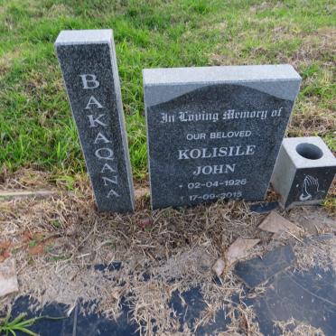 BAKAQANA Kolisile John 1926-2015