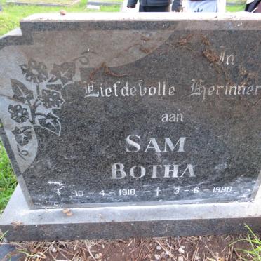 BOTHA Sam 1918-1990