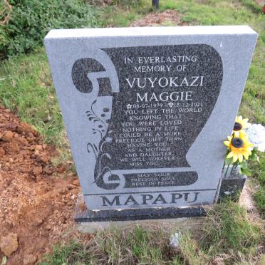 MAPAPU Vuyokazi Maggie 1979-2021