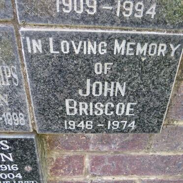 BRISCOE John 1946-1974