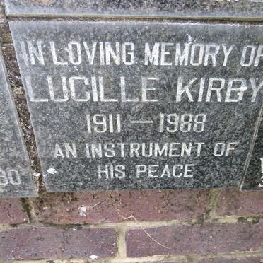 KIRBY Lucille 1911-1988